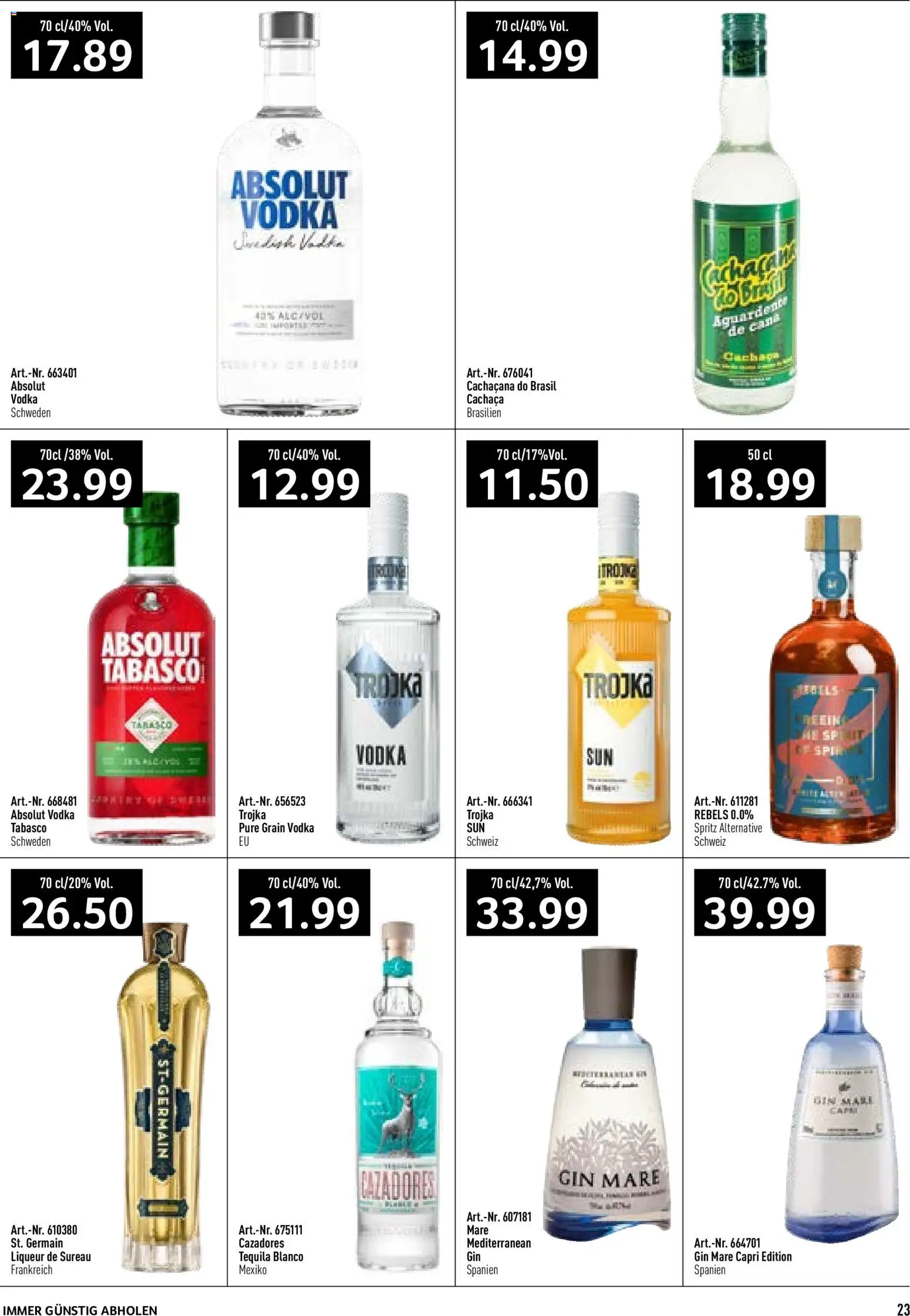 Prodega aktionen Summertime – gültig ab 15.06.2026 | Seite: 23 | Produkte: Gin