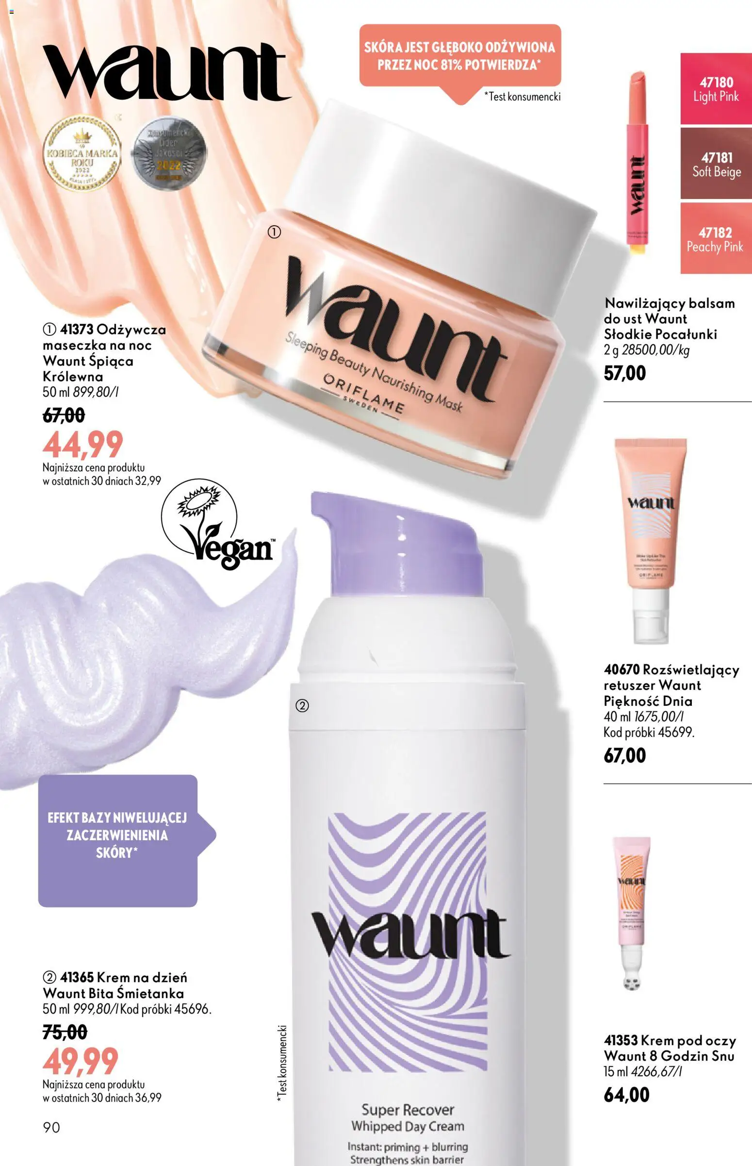 Oriflame Katalog 10 2026 od 08.07.2026 | Strona: 90 | Produkty: Bita śmietanka, Krem