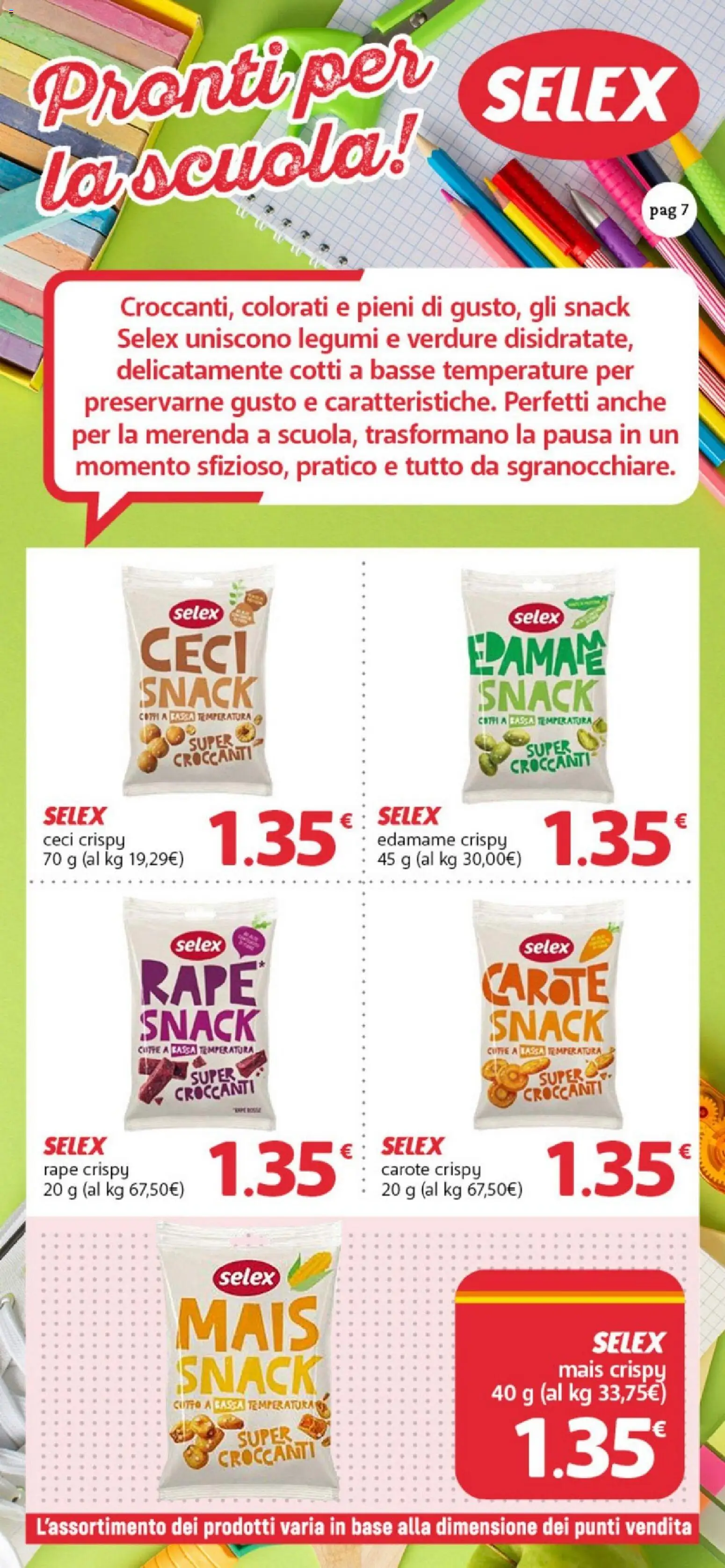 Volantino Famila del 11/09/2026 | Pagina: 7 | Prodotti: Legumi, Ceci, Carote, Mais