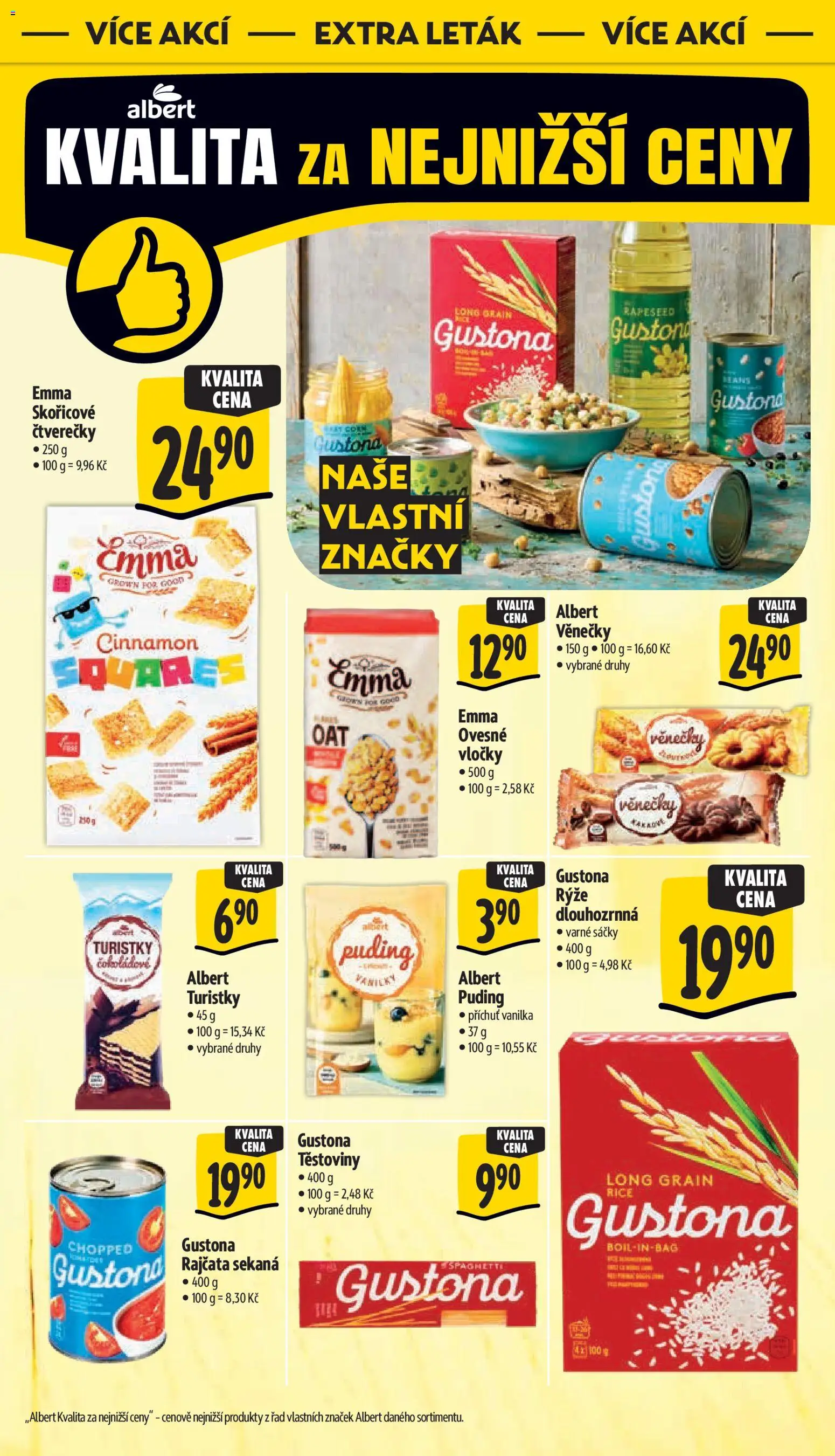 Albert leták - Supermarket od 02.09.2026 | Strana: 36 | Produkty: Rýže, Těstoviny, Vločky, Vanilka