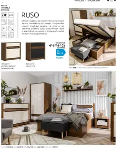 Pogląd oferty "Black Red White Gazetka - Katalog rodzinnych wnętrz" - ważna od 24.05.2024 | Strona: 89 | Produkty: Łóżko, Szafa, Komoda, Półka
