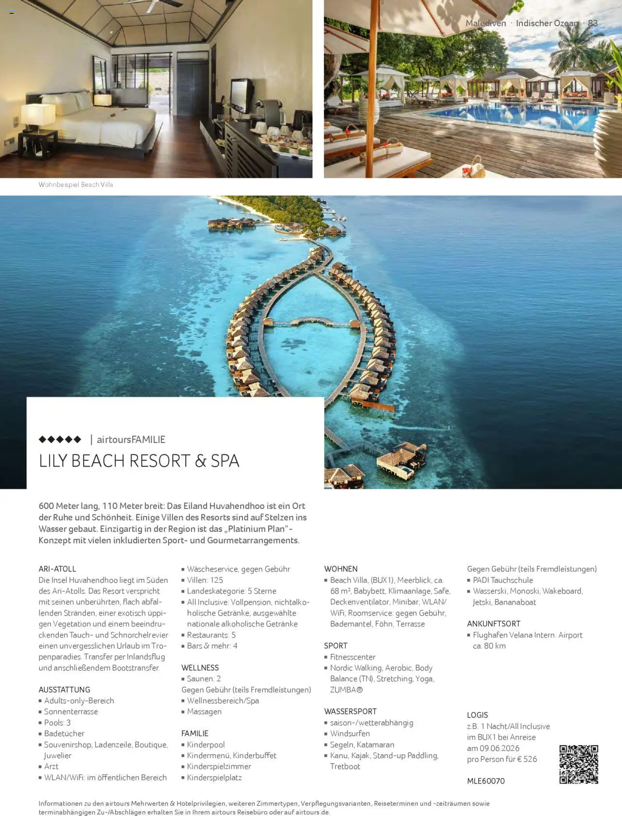 TUI airtours Katalog  Erstklassige Fernreisen 2025/26 – gültig ab 01.11.2025 | Seite: 83 | Produkte: Wasser