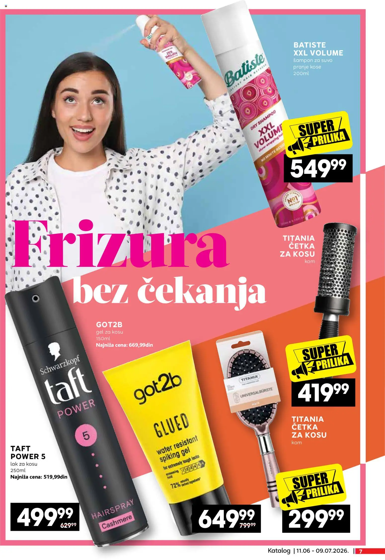 Roda katalog - važi od 11.06.2026 | Strana: 7 | Proizvode: Cetka za kosu, Četka, Šampon, Lak za kosu