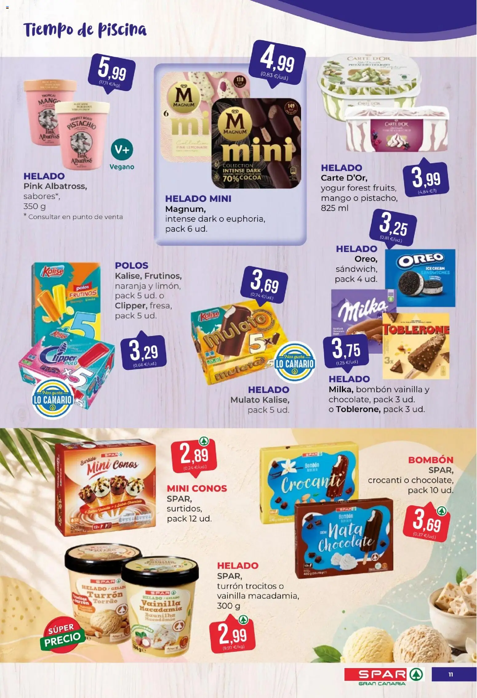 Spar folleto │ válido desde el 21/08/2026 | Página: 11 | Productos: Oreo, Yogur, Vainilla, Mango