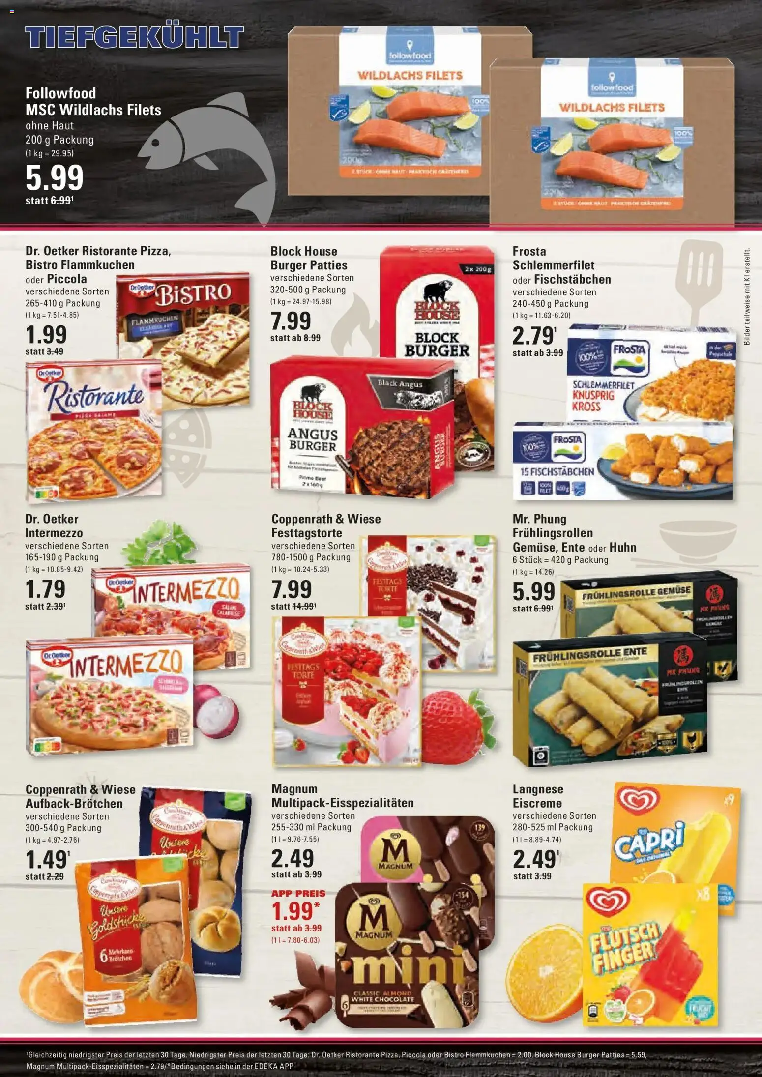 Edeka Prospekt Stade – gültig ab 17.05.2026 | Seite: 10 | Produkte: Langnese, Frosta, Bilder, Gemüse
