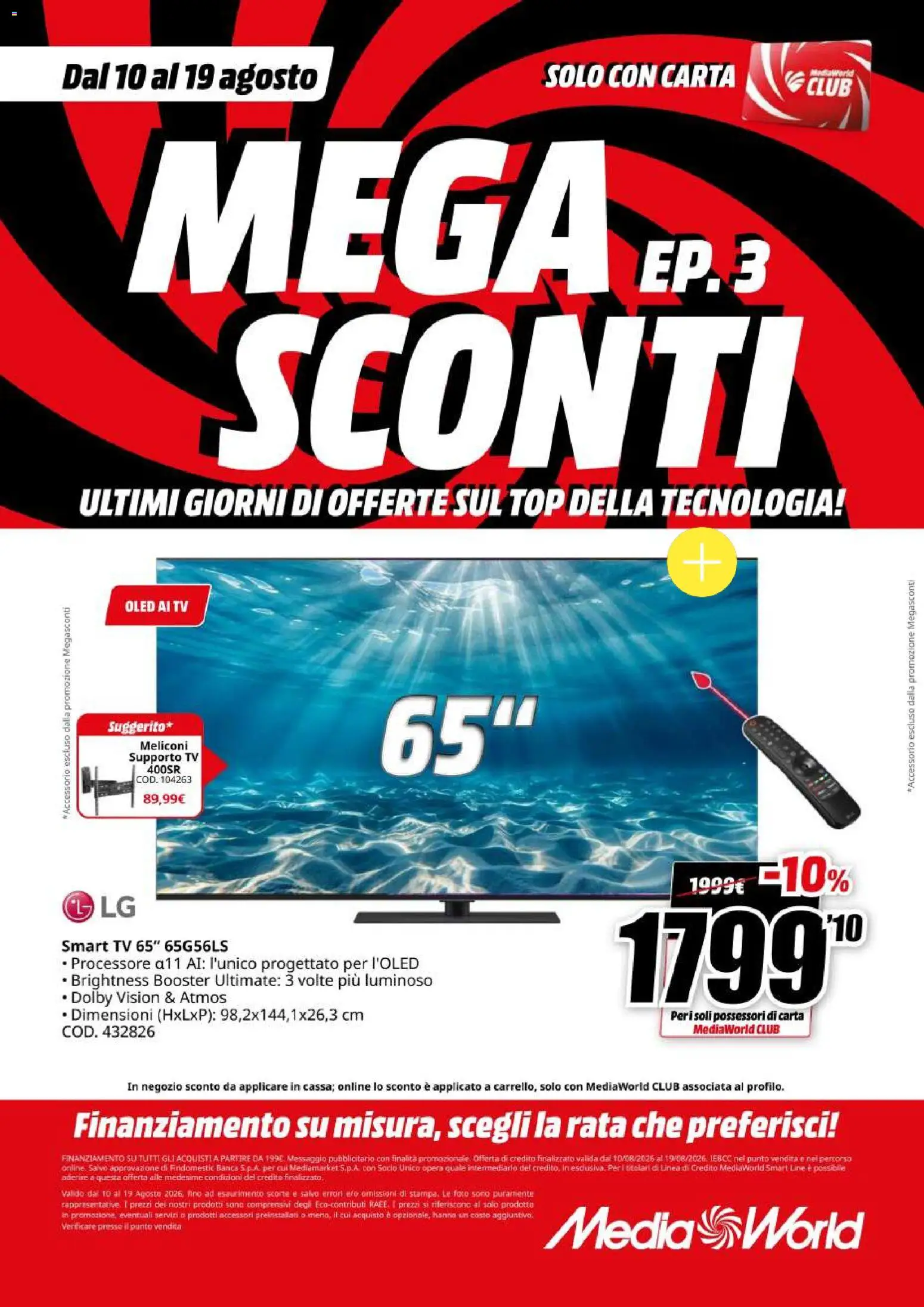 Volantino Media World del 10/08/2026 | Pagina: 23