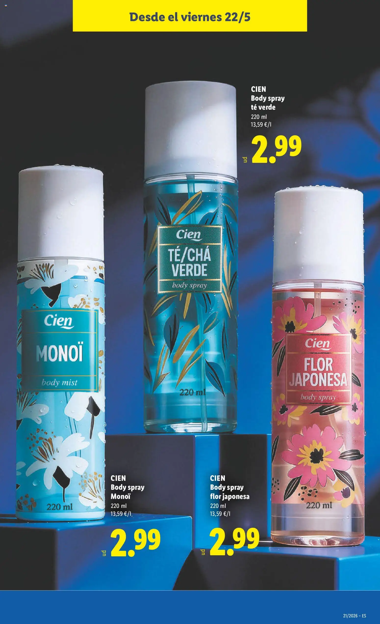 Lidl folleto de bazar │ válido desde el 18.05.2026 | Página: 25 | Productos: Té, Body