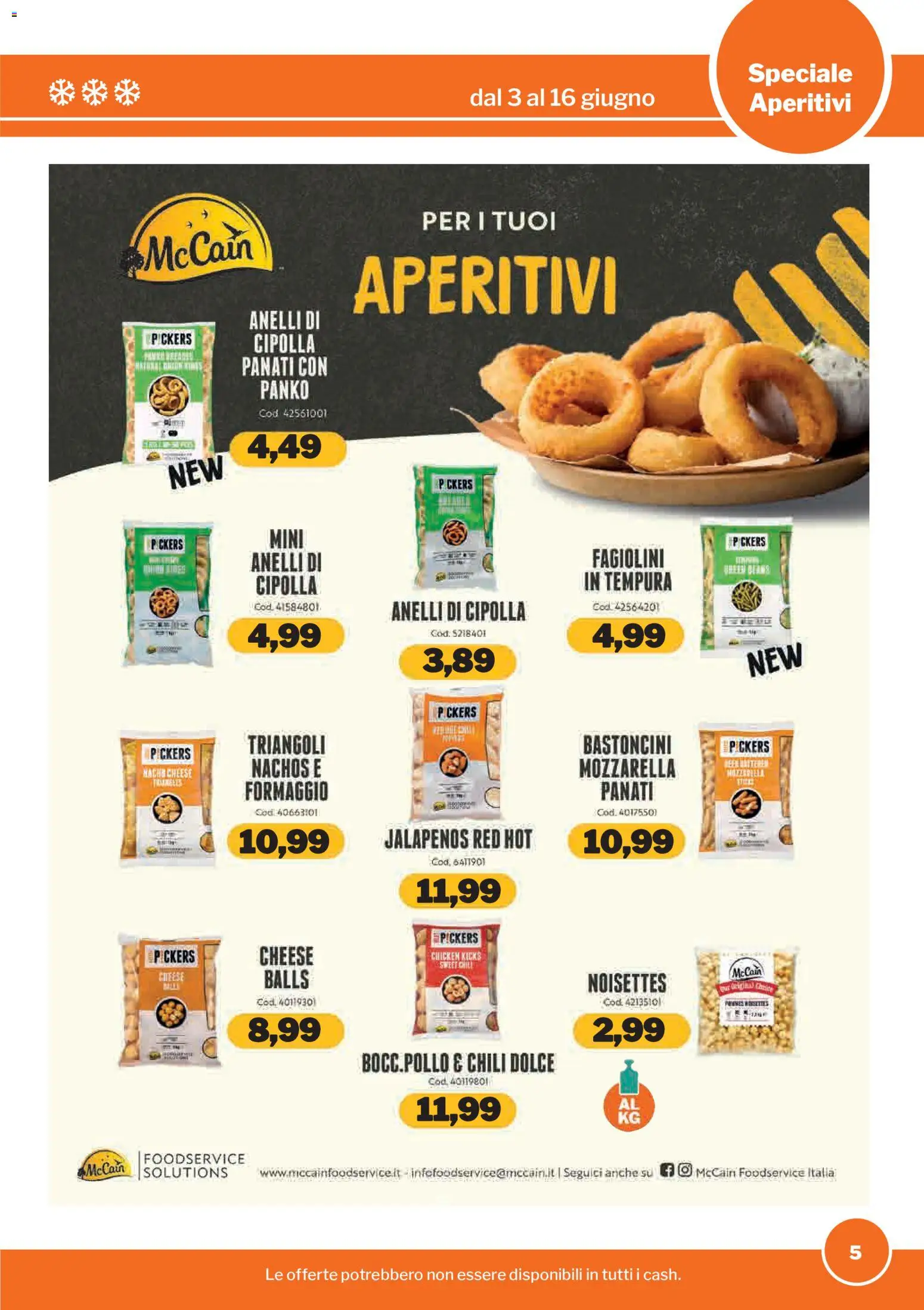Volantino Sogegross del 03.06.2026 | Pagina: 5 | Prodotti: Mozzarella, Formaggio, Fagiolini