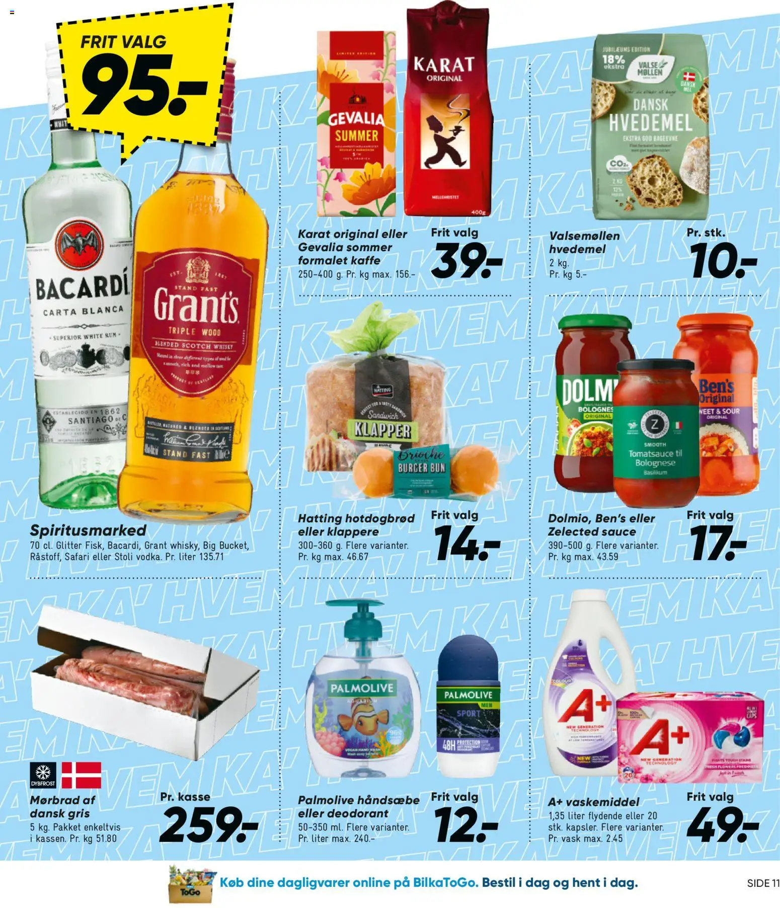Bilka tilbudsavis – gyldig fra 19.06.2026 | Side: 11 | Produkter: Kaffe, Deodorant, Hvedemel, Hotdogbrød