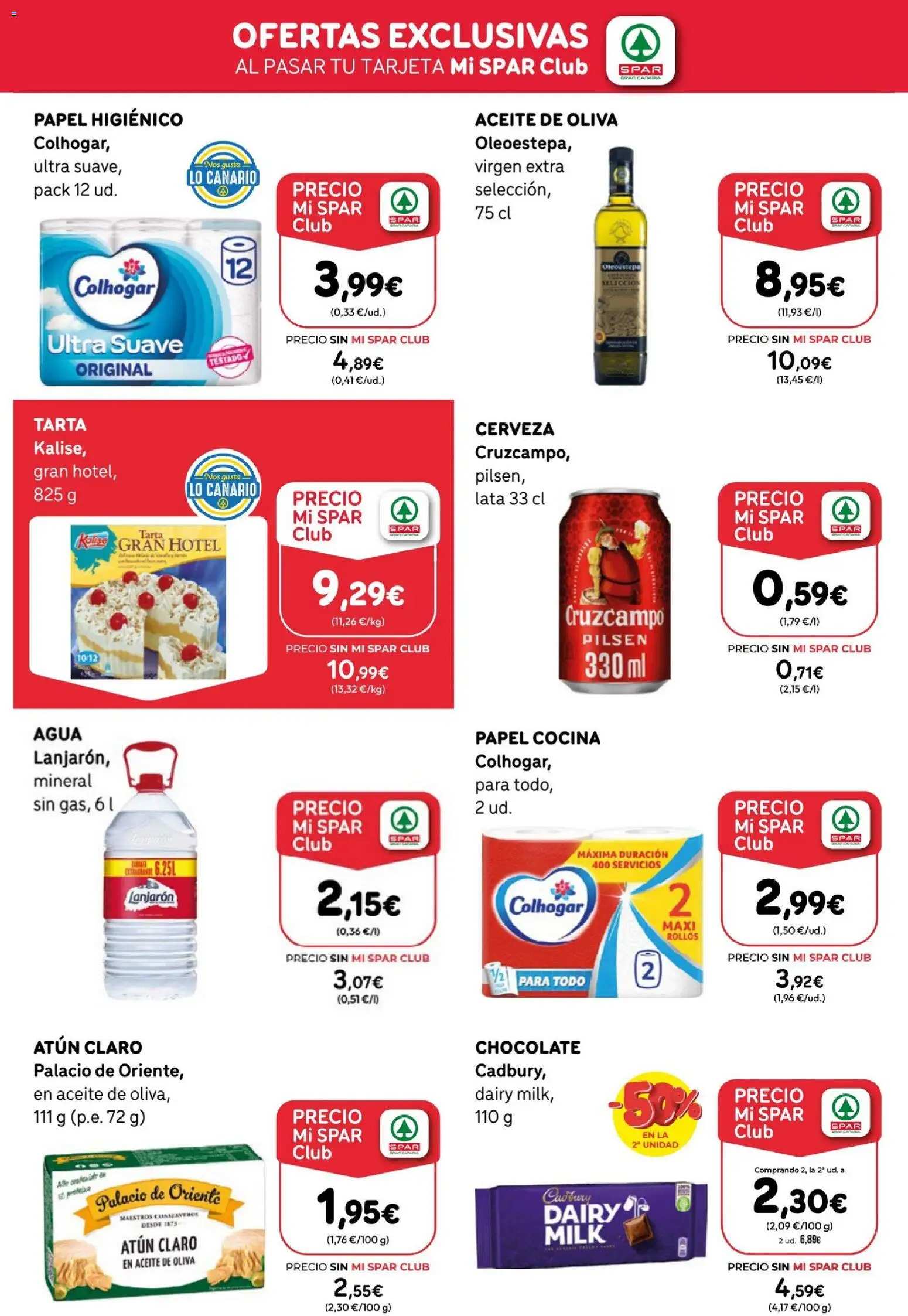 Spar folleto │ válido desde el 06.03.2026 | Página: 4 | Productos: Chocolate, Papel higienico, Cocina, Atún claro