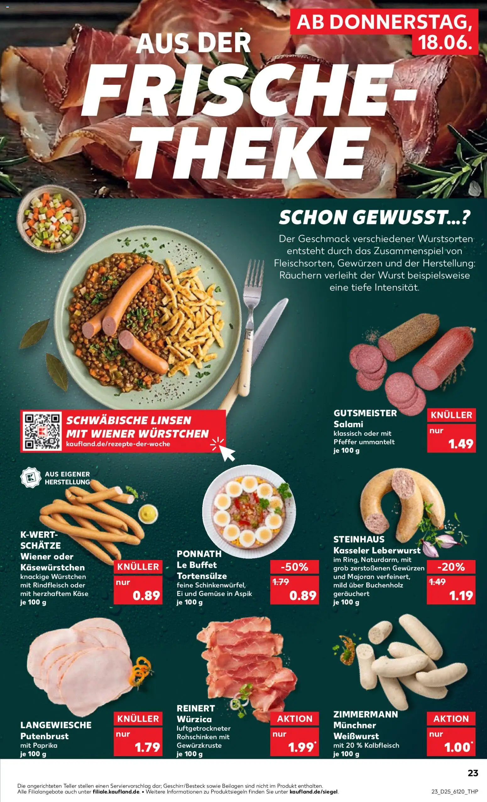 Kaufland Německo leták - Bremen od 18.06.2026 | Strana: 23 | Produkty: Paprika, Kaše