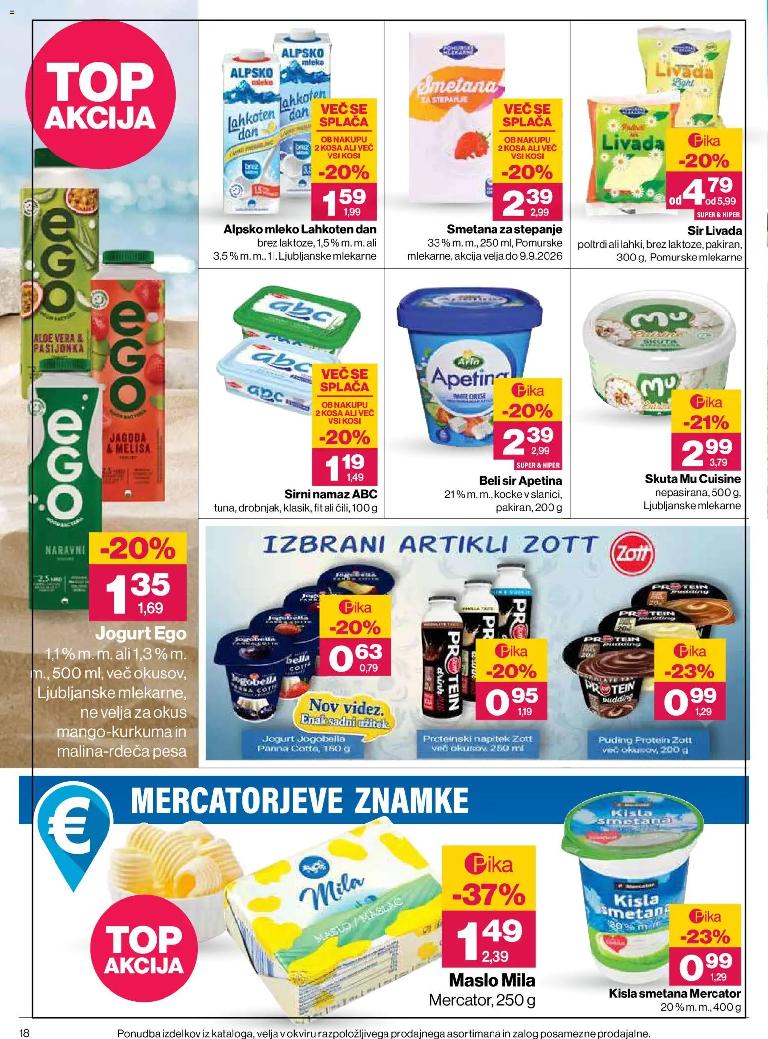 Novi Mercator katalog ponudbe – veljaven od 27.08.2026 | Stran: 18