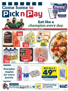 Pick n Pay specials catalogue – valid from 17/08/2026