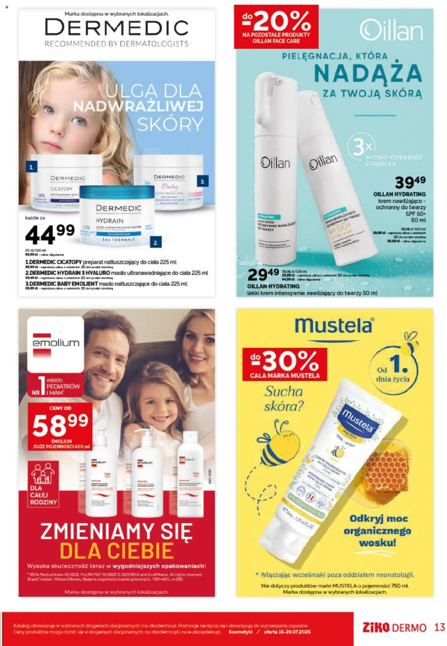 Ziko gazetka od 16.07.2026 | Strona: 13 | Produkty: Kosmetyki, Masło, Krem