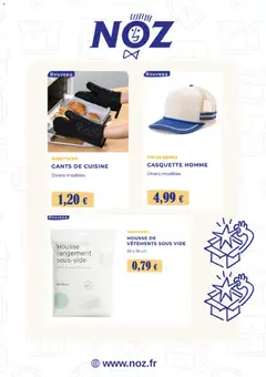 NOZ - Prévisualisation de NOZ catalogue valide à partir de 13.03.2026 | Page: 2 | Produits: Vêtements, Casquette, Gants