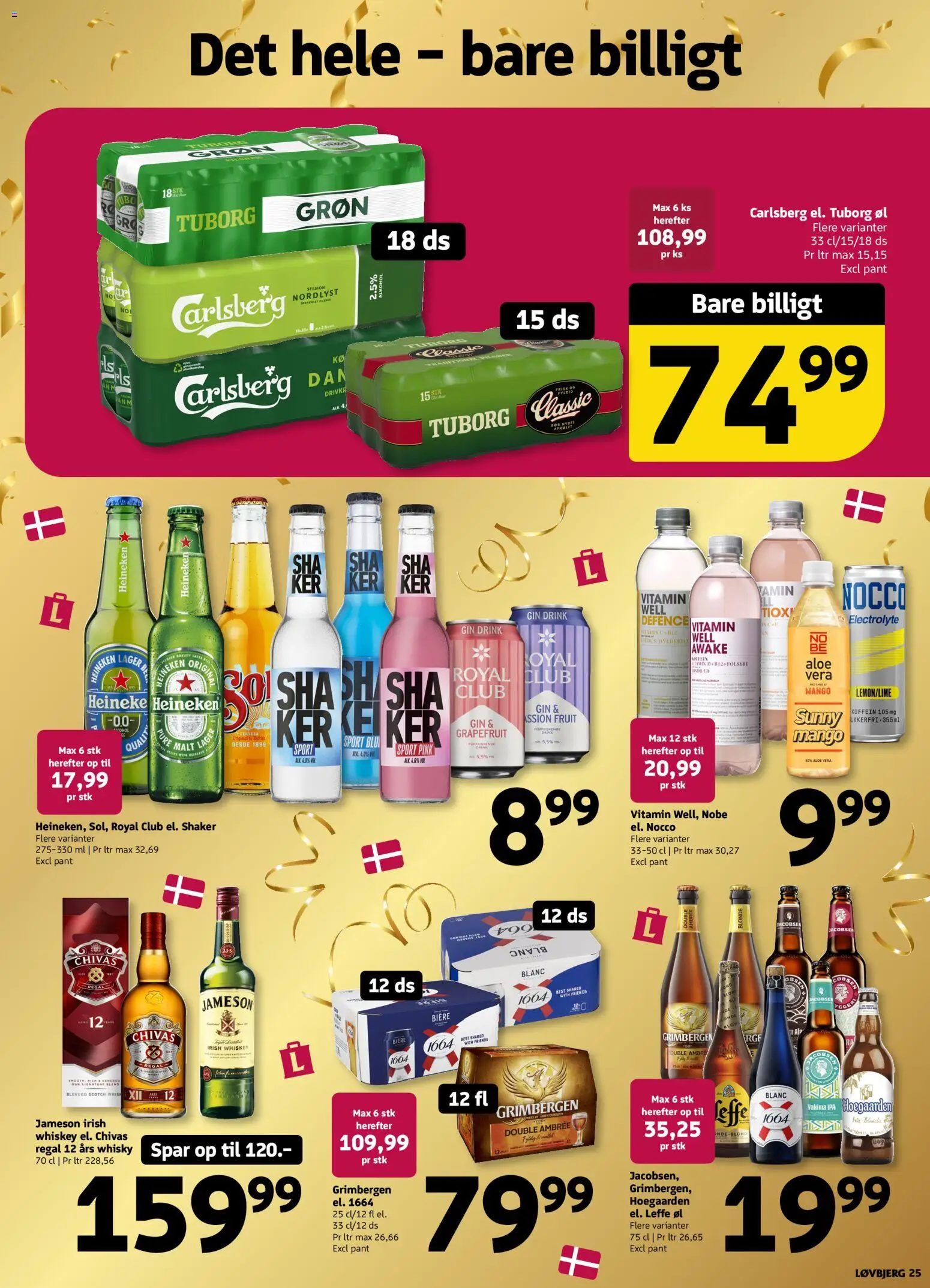 Løvbjerg tilbudsavis – gyldig fra 02/10/2026 | Side: 25 | Produkter: Mango, Øl, Gin, Whisky