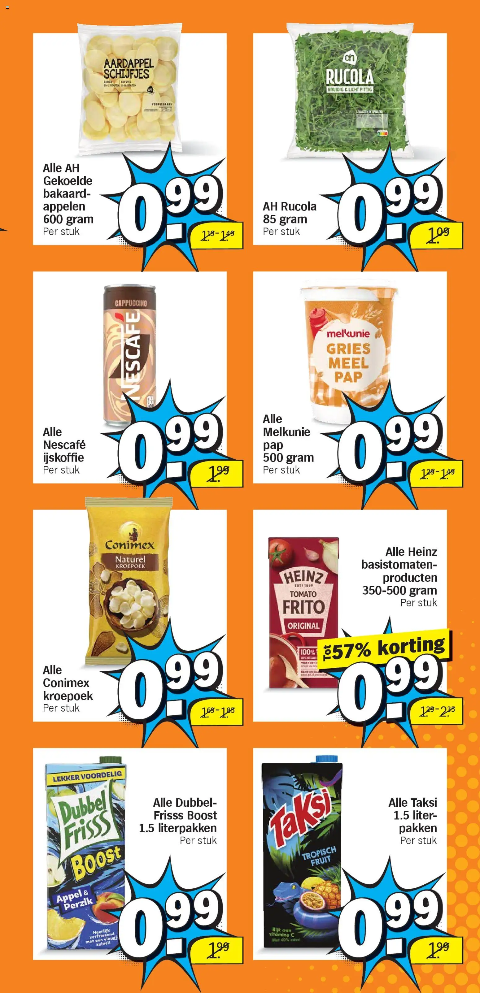 {H1} | Pagina: 4 | Producten: Aardappel, Rucola, Appelen, Nescafe