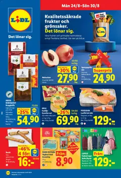 Lidl erbjudanden - Förhandsvisning av reklamblad från butik Lidl aktuell från 24/08/2026