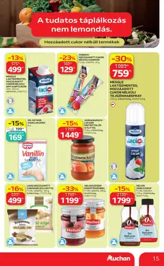 Auchan akciós újság - amely érvényes a következő dátumtól: 18.06.2026 | Oldal: 15