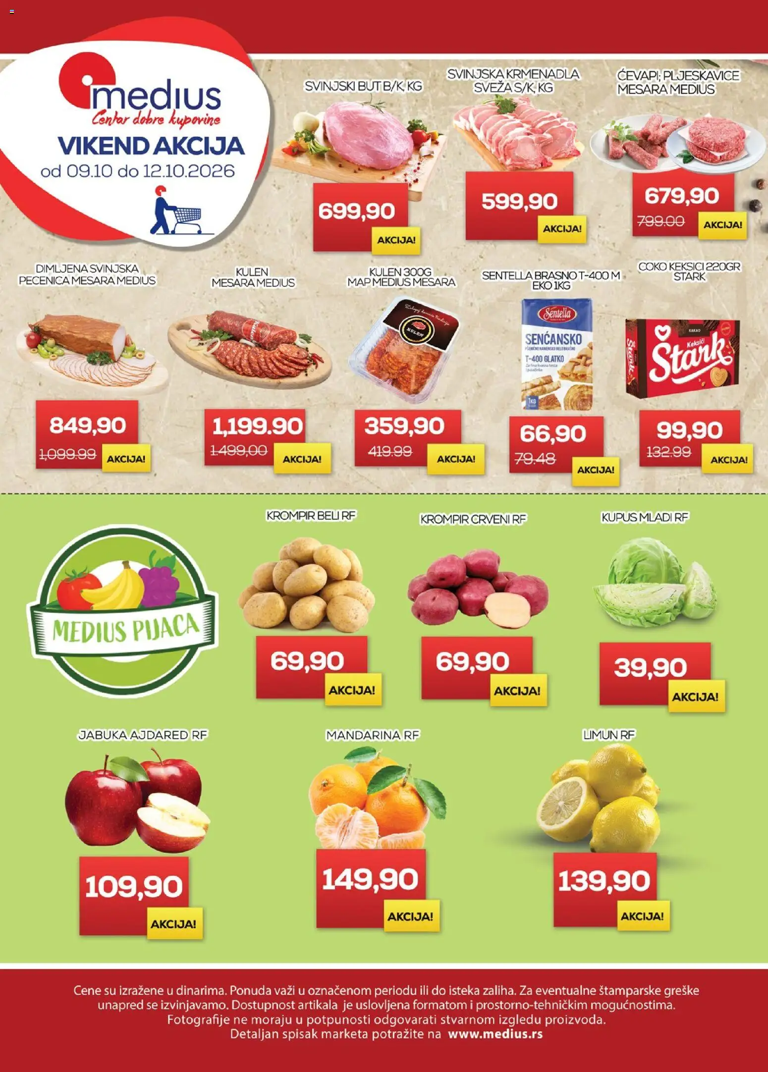 Medius katalog - važi od 09.10.2026 | Strana: 1 | Proizvode: Mandarina, Krmenadla, Limun, Pečenica