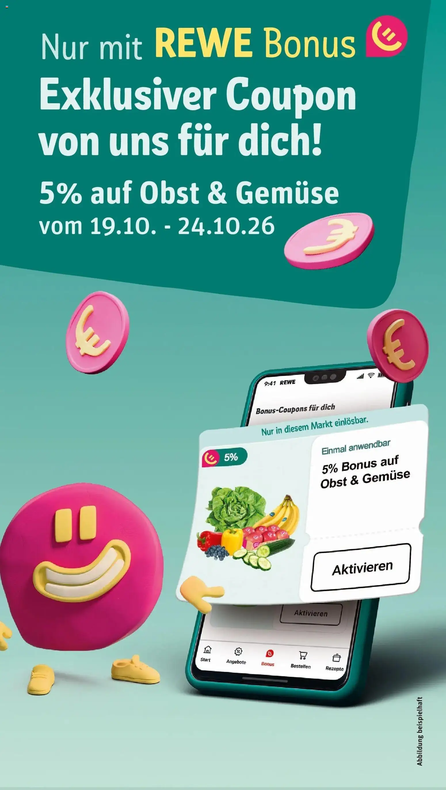 REWE Prospekt ab 19.10.2026 zum Blättern » Angebote | Seite: 2 | Produkte: Gemüse, Obst