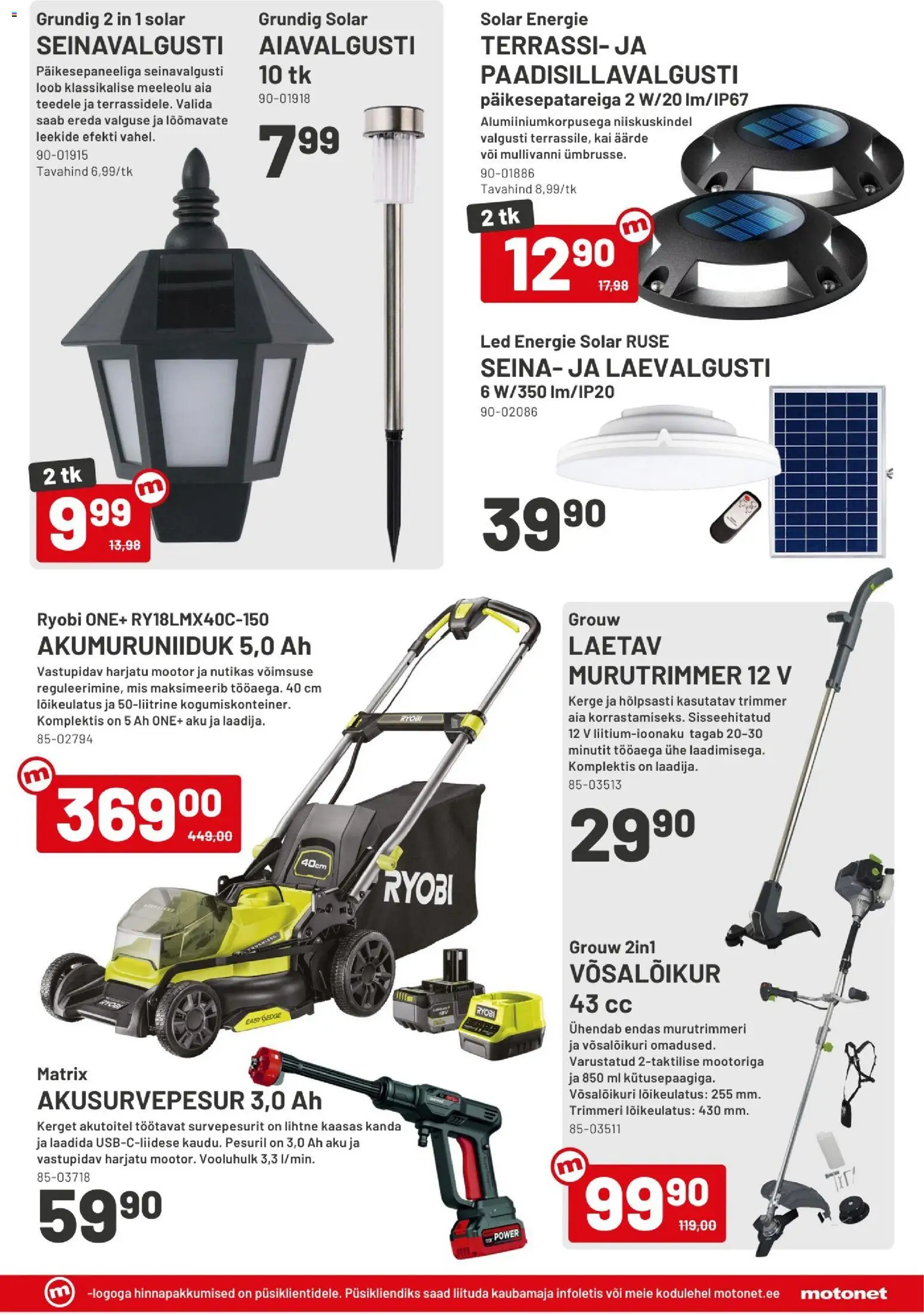 Motonet tarjoukset – voimassa 22/07/2026 alkaen | Sivu: 15