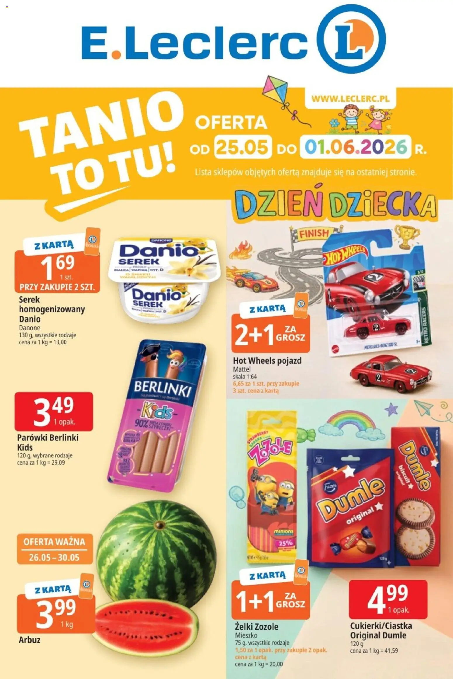 E.Leclerc gazetka od 25.05.2026 | Strona: 1