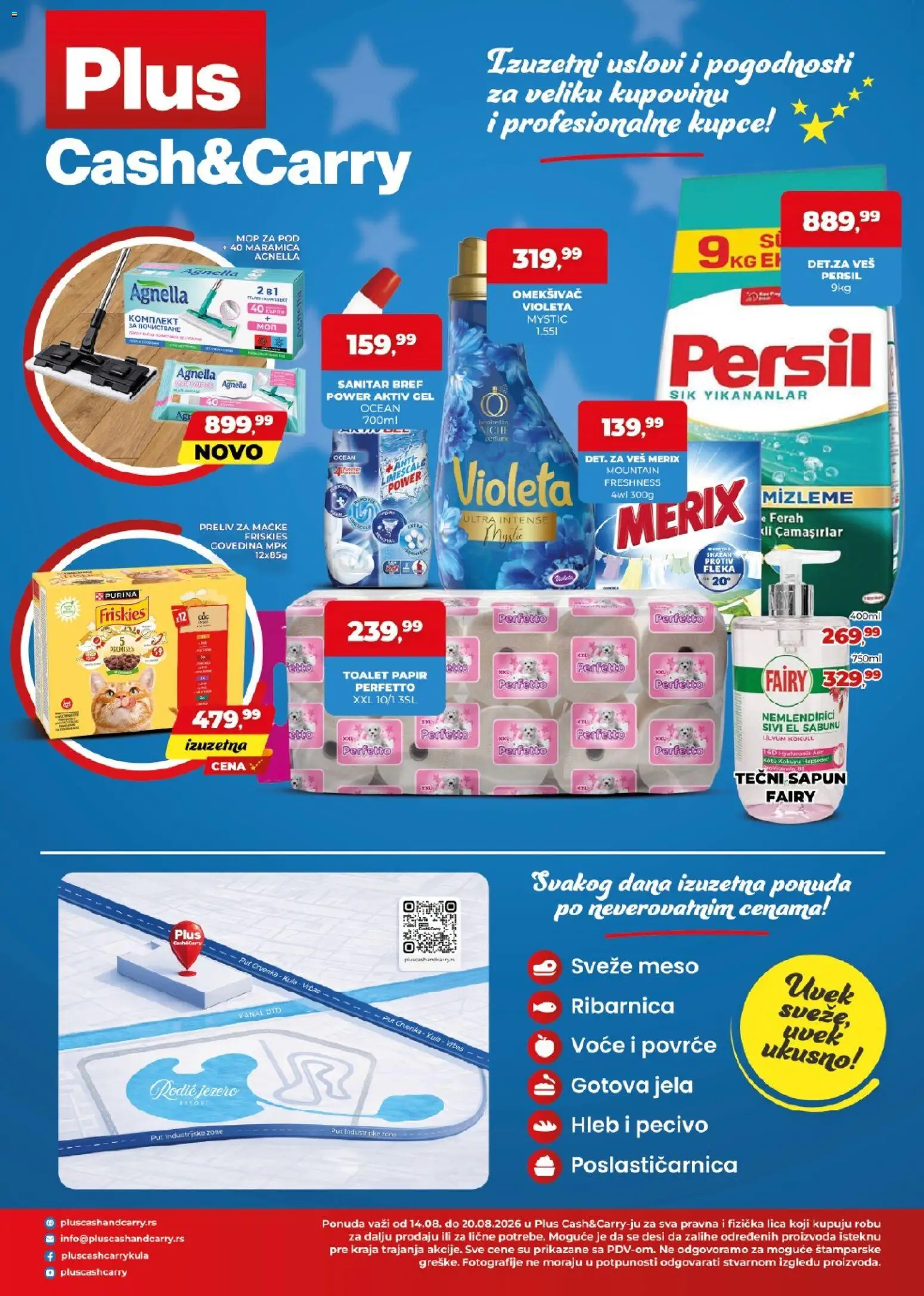Plus Cash & Carry katalog - važi od 14.08.2026 | Strana: 4 | Proizvode: Purina, Mop, Hleb, Pecivo