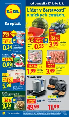 Lidl leták platný od 27.07.2026