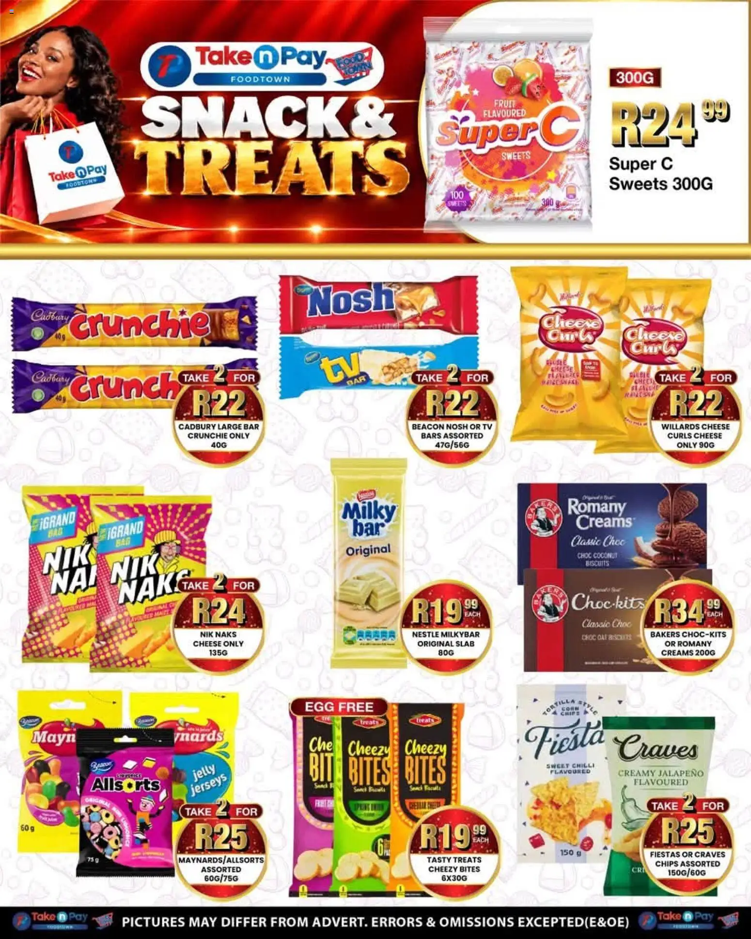 New Take n Pay catalogue – valid from 12/10/2026 | Page: 13 | Products: Sweets, Corn, Biscuits, Chilli