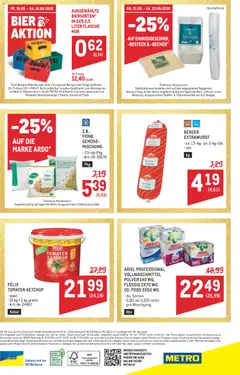 Metro angebote Profi ab 15.05.2026 gültig | Seite: 64 | Produkte: Ketchup, Gemüse, Bier, Tomaten