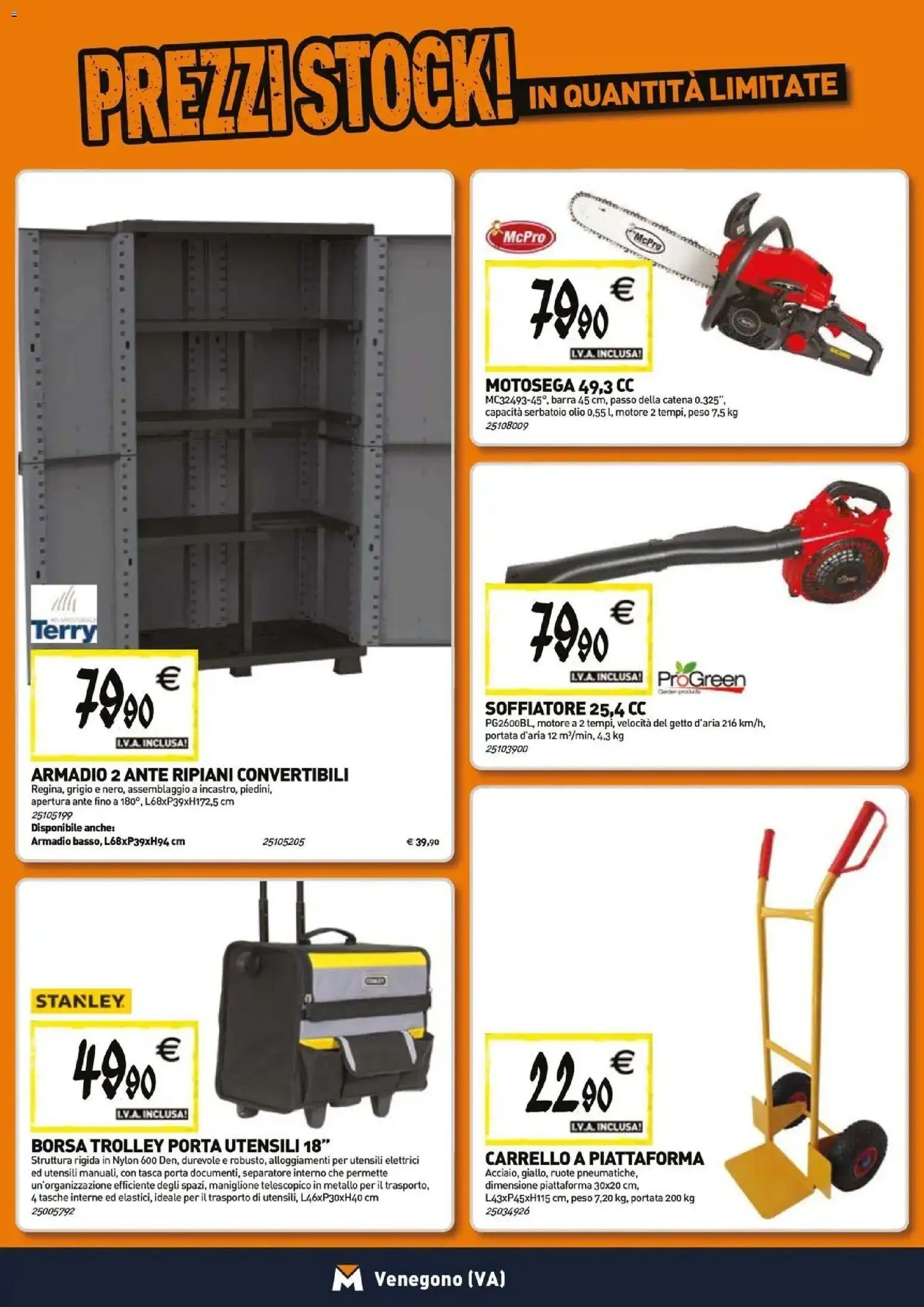 Volantino TECNOMAT del 29/10/2026 | Pagina: 17 | Prodotti: Olio, Motosega, Borsa, Tasche