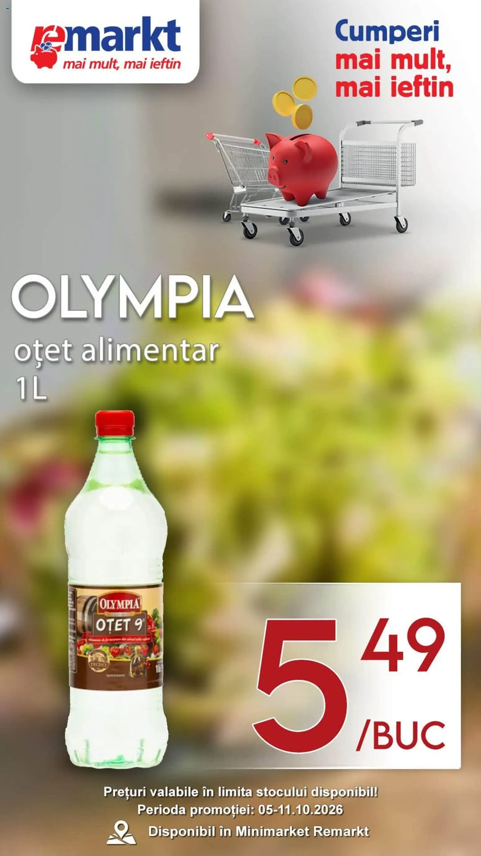 Noul catalog Remarkt – valabil de la 10.10.2026 | Pagină: 5 | Produse: Oțet