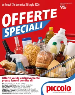 Anteprima del volantino Piccolo volantino Offerte Speciali valido a partire dal 13/07/2026