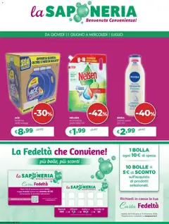 Anteprima del volantino La Saponeria volantino valido a partire dal 11.06.2026