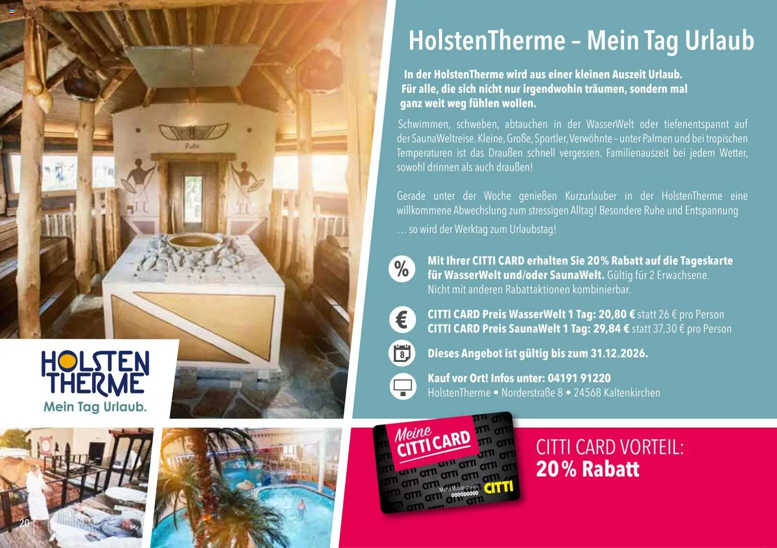 CITTI Markt Vorteilsheft – gültig ab 21.09.2026 | Seite: 20 | Produkte: Holsten