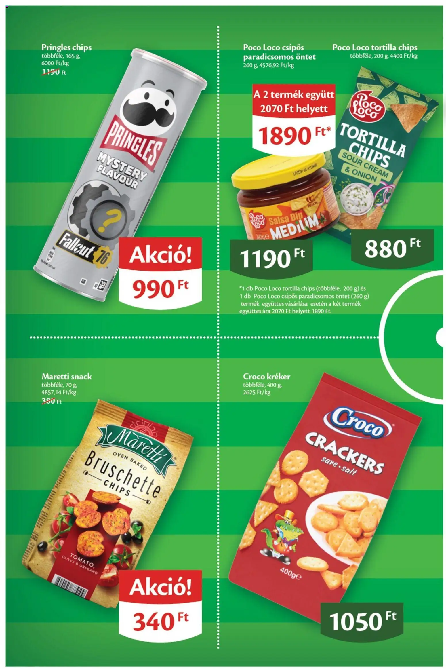 EcoFamily akciós ujság - amely érvényes a következő dátumtól: 15.06.2026 | Oldal: 2 | Termékek: Chips, Pringles, Tortilla, Kréker