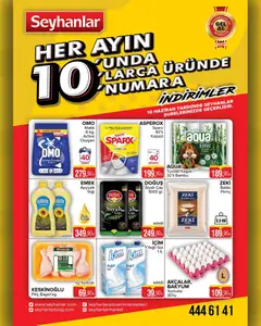 10.06.2026 tarihinden itibaren geçerli olan Seyhanlar Market kataloğu önizlemesi
