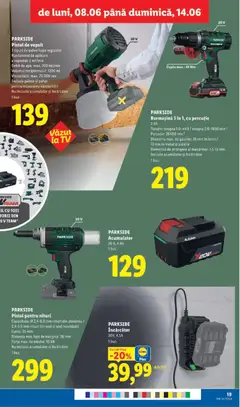 Ofertele Lidl valabile de la 08.06.2026 | Pagină: 19 | Produse: Încărcător, Apă