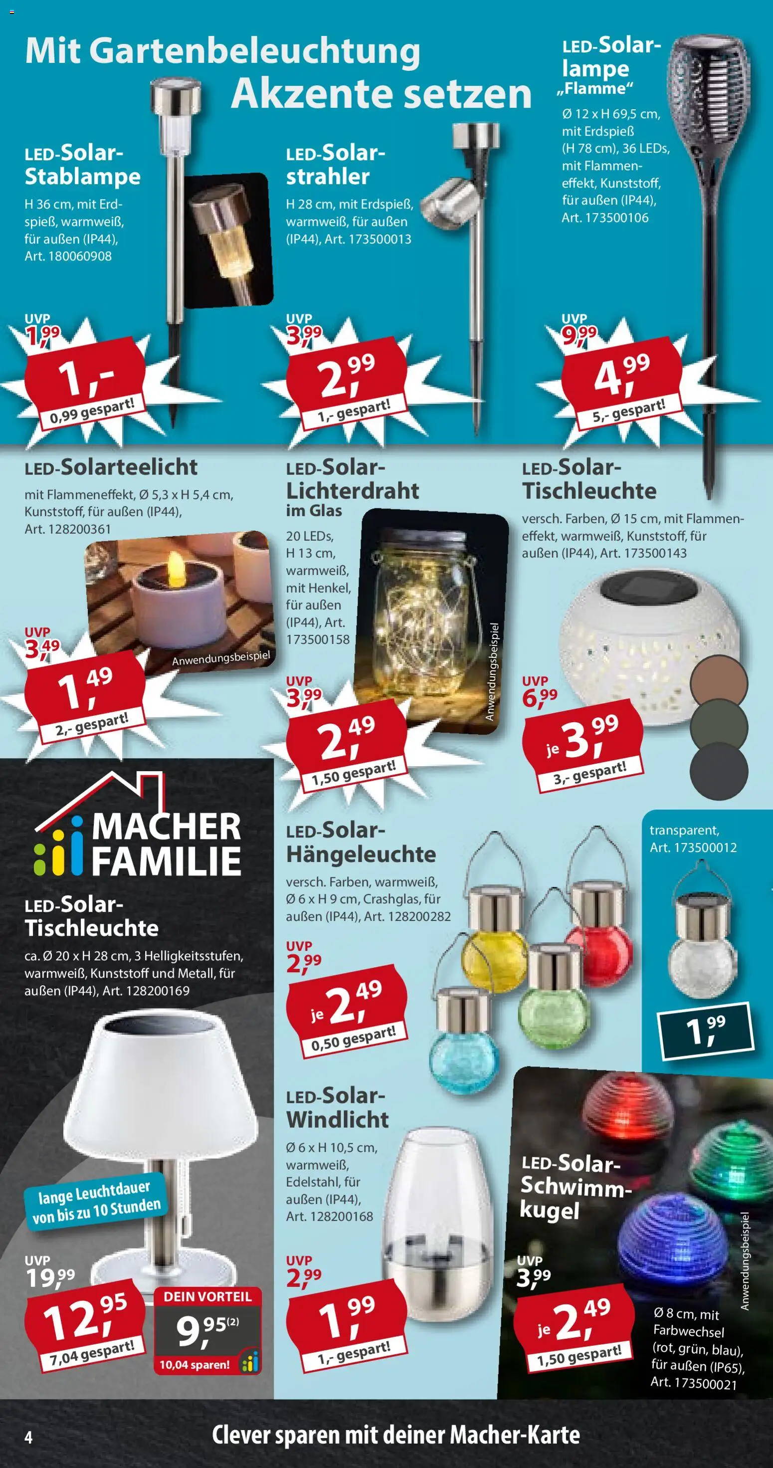 Sonderpreis Baumarkt Prospekt 	 – gültig ab 16.05.2026 | Seite: 4 | Produkte: Lampe