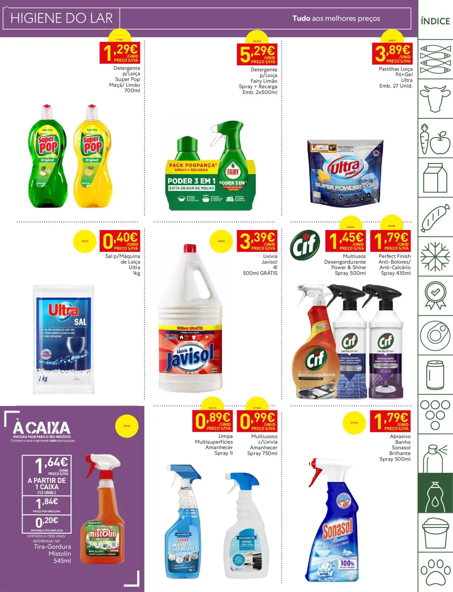 Recheio Folheto Madeira │ válido de 26.05.2026 | Página: 35 | Produtos: Detergente, Sal, Caixa, Banho
