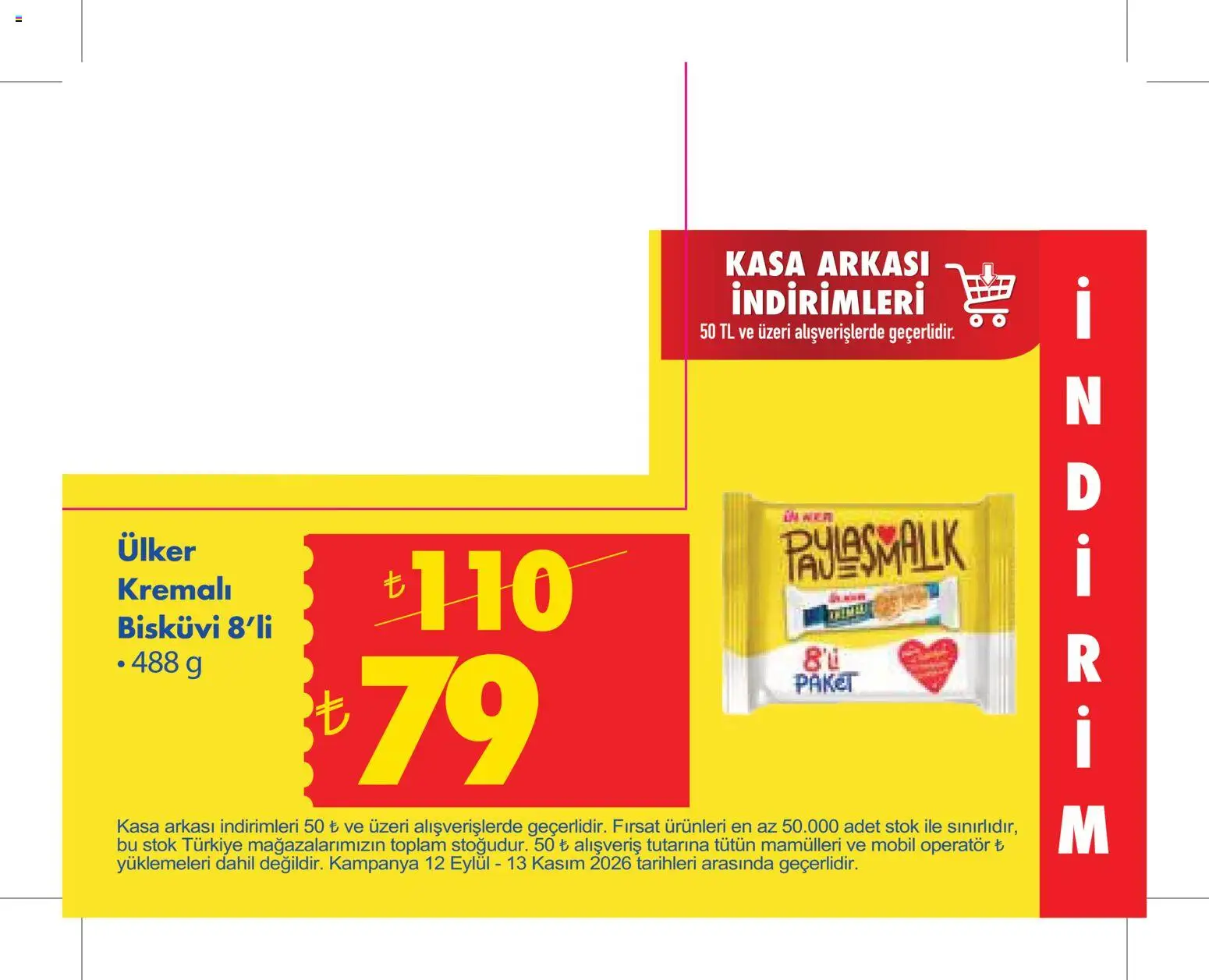 Şok Market Katalog - 09 Eylül 2026 tarihinden itibaren geçerlidir | Sayfa: 4 | Ürünler: Kasa, Bisküvi