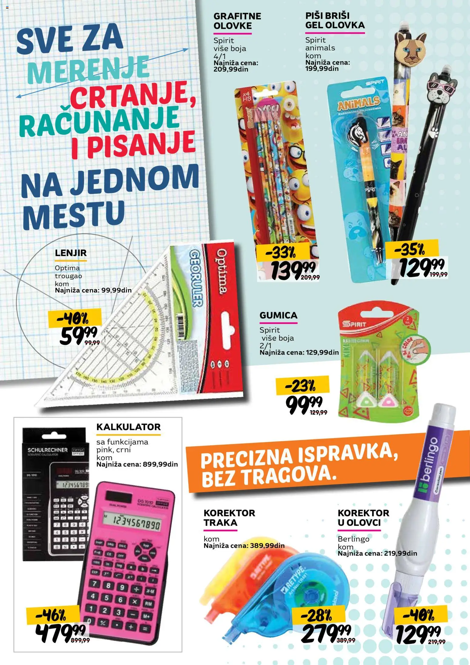 Roda katalog - važi od 14.08.2026 | Strana: 17 | Proizvode: Korektor, Kalkulator