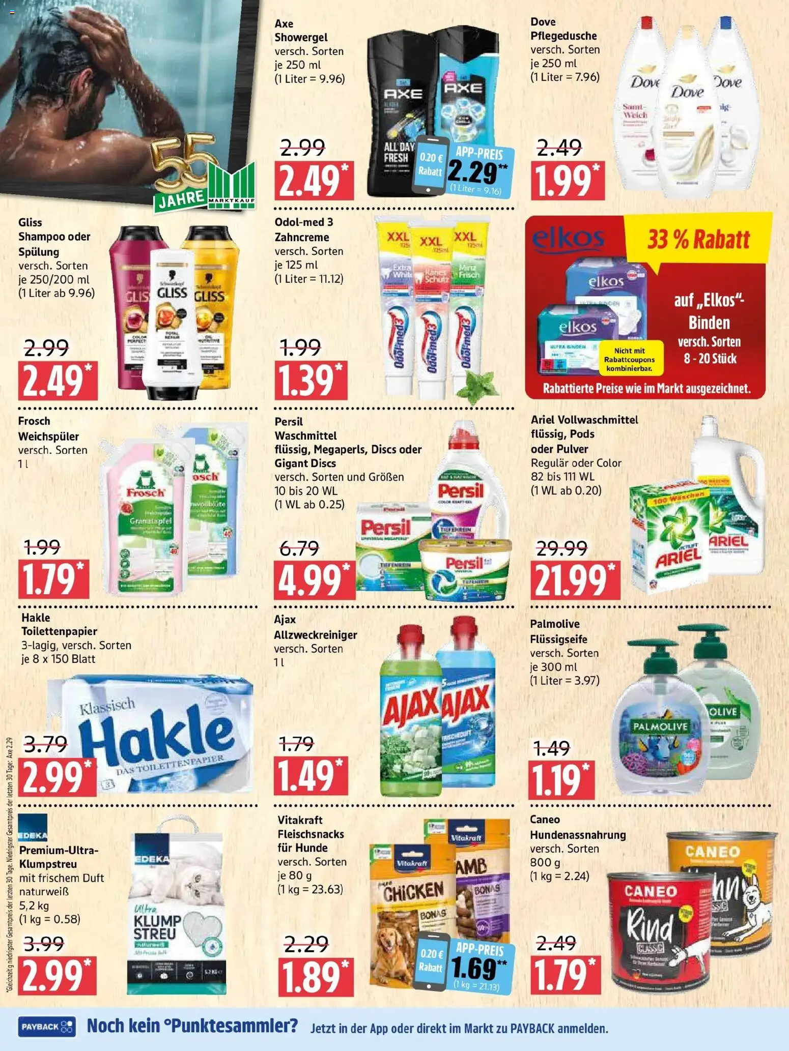 Marktkauf Prospekt Prenzlau (ab 17.08.2026) » Angebote online | Seite: 8 | Produkte: Ariel, Duft, Shampoo, Axe