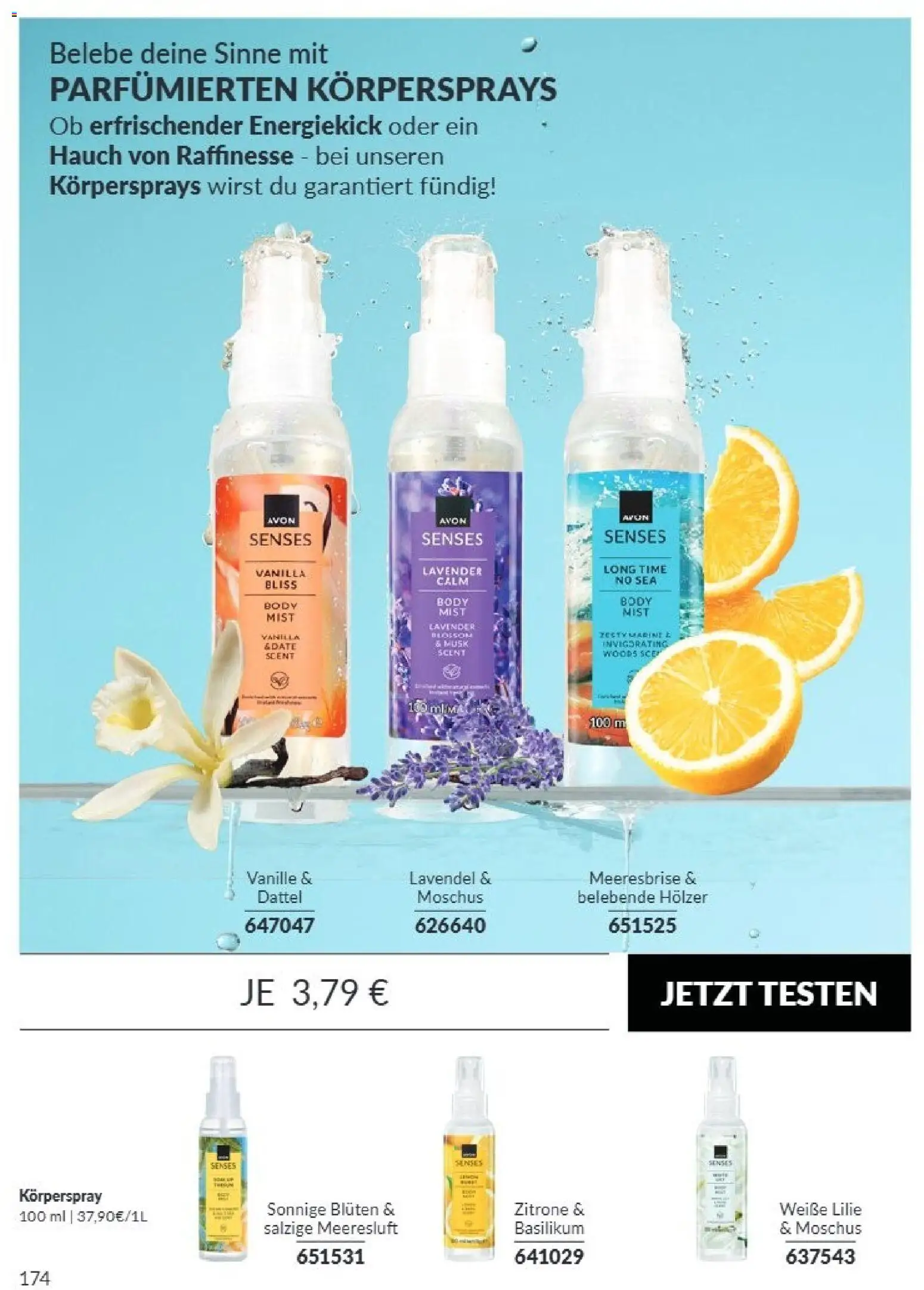 AVON Katalog September 2026 – gültig ab 01.09.2026 | Seite: 174 | Produkte: Dusche, Shampoo, Himbeere