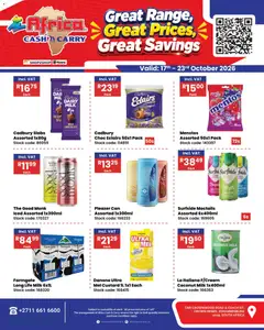Africa Cash & Carry specials catalogue – valid from 17/10/2026
