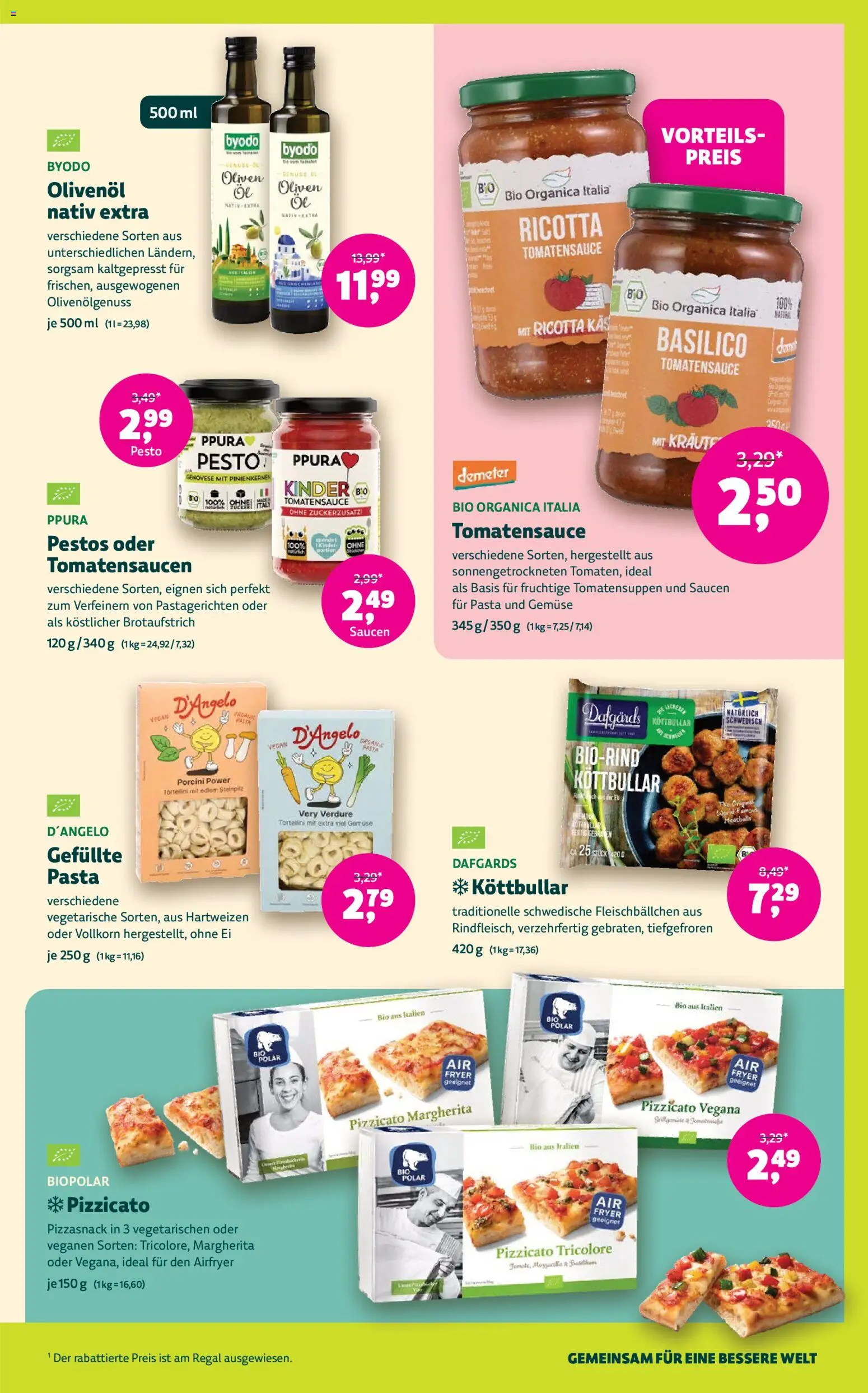 Denns BioMarkt Angebote – gültig ab 09.09.2026 | Seite: 9 | Produkte: Regal, Olivenol, Gemüse, Pasta