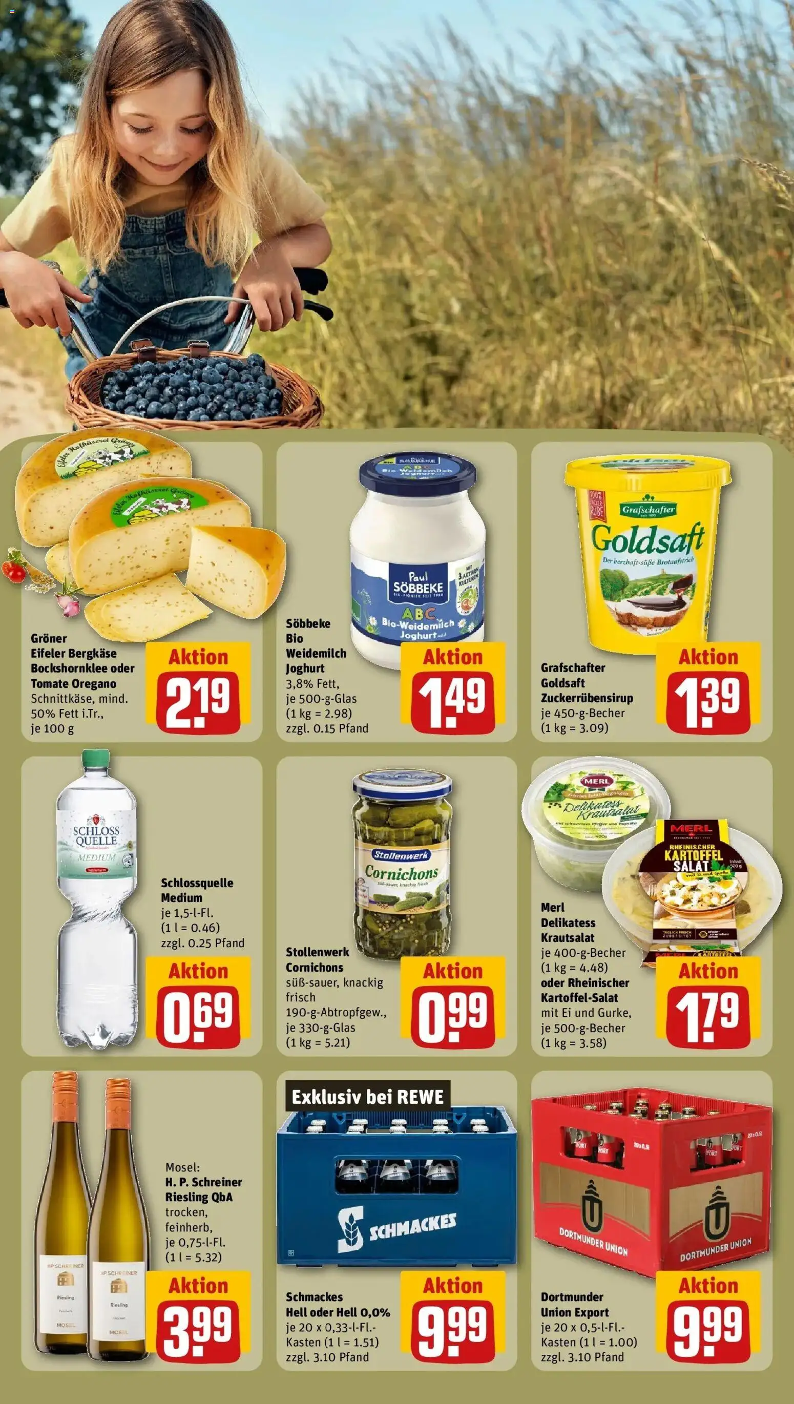 REWE Prospekt ab 24.08.2026 zum Blättern » Angebote | Seite: 23 | Produkte: HP, Joghurt, Salat