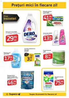 Ofertele Supeco valabile de la 14.05.2026 | Pagină: 24 | Produse: Mașină De Spălat, Balsam de rufe, Detergent pentru mașina de spălat, Șervețele antibacteriene