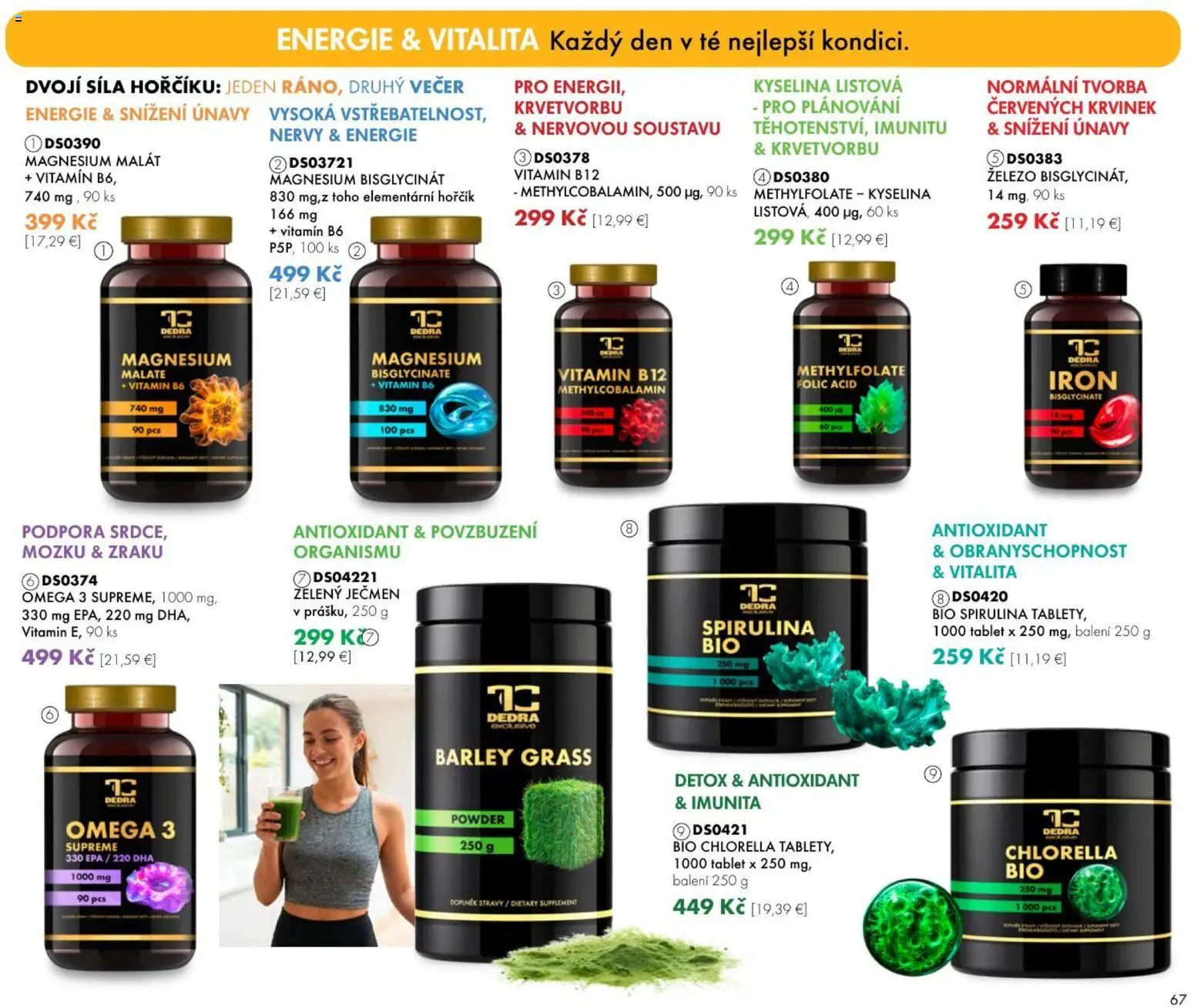 Nové Dedra akcie – leták je platný od 01.10.2026 | Strana: 67 | Produkty: Tablet, PC, Omega 3